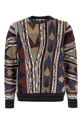 Multicolor wool and acrylic sweater -  | Wise