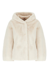 White eco shearling coat -  | Wise
