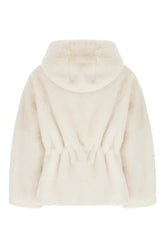White eco shearling coat -  | Wise
