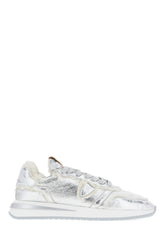 Sneakers in tessuto argento -  | Wise