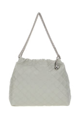 Grey nappa leather bucket bag -  | Wise