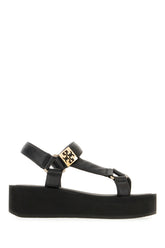 Black nappa leather Mellow sandals -  | Wise