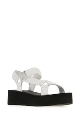 Two-tone nappa leather Mellow sandals -  | Wise