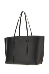 Black leather shopping bag -  | Wise
