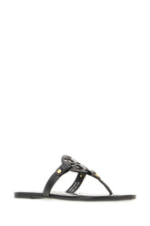 Black leather Miller sandals -  | Wise