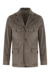Giacca in velluto a coste grigio -  | Wise