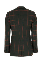 Embroidered stretch polyester blend blazer -  | Wise