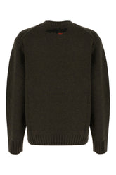 Maglione in lana verde scuro -  | Wise