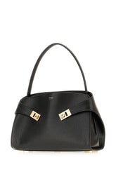 Black leather handbag -  | Wise