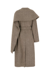 Cappotto in misto lana ricamato -  | Wise