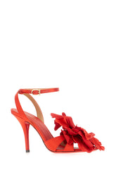 Red fabric sandals -  | Wise