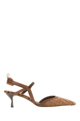Chocolate velvet heels Colibrì Lite -  | Wise