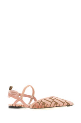 Pink velvet Kitten ballerinas -  | Wise
