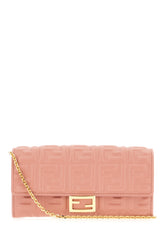 Pink nappa leather Baguette wallet -  | Wise