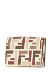 Printed leather wallet -  | Wise