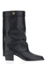 Black leather boots -  | Wise