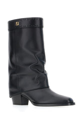 Black leather boots -  | Wise