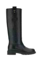 Black leather boots -  | Wise