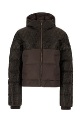 Piumino in misto cotone cioccolato -  | Wise