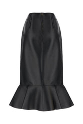 Gonna in nappa nera -  | Wise