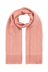 Pink silk blend scarf -  | Wise