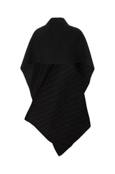 Black wool cape -  | Wise