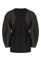 Charcoal wool jacket -  | Wise