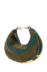 Two-tone leather and suede mini Fendigraphy handbag -  | Wise