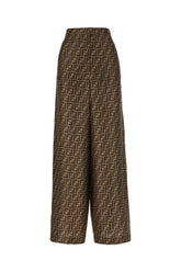 Printed silk pants -  | Wise