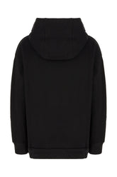 Black cotton sweatshirt -  | Wise