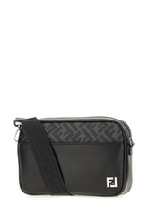 Black leather crossbody bag -  | Wise