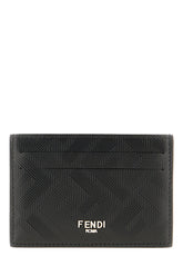 Portacarte in pelle nera -  | Wise