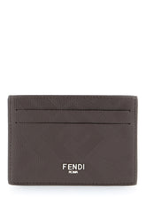 Chocolate leather card holder -  | Wise