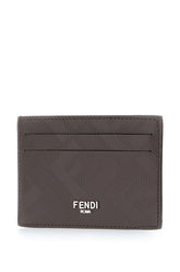 Chocolate leather card holder -  | Wise