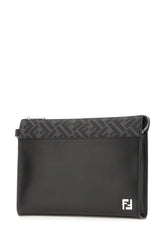 Black leather clutch -  | Wise