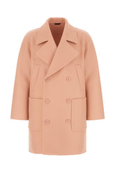 Pink wool coat -  | Wise