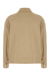 Beige stretch cotton jacket -  | Wise