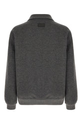 Grey wool blend jacket -  | Wise