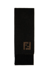 Two-tone wool blend scarf -  | Wise