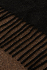 Two-tone wool blend scarf -  | Wise