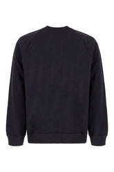 Felpa in cotone stretch blu notte -  | Wise