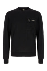 Maglione in lana nera -  | Wise
