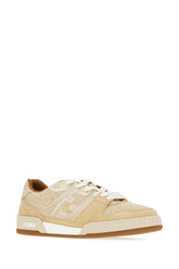 Sneakers Match cappuccino in denim e pelle scamosciata -  | Wise