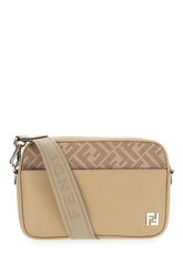 Cappuccino leather crossbody bag -  | Wise