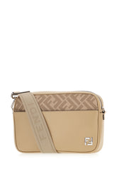 Cappuccino leather crossbody bag -  | Wise