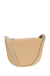 Cappuccino leather crossbody bag -  | Wise