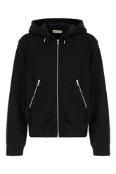 Black cotton sweatshirt -  | Wise
