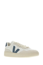 White leather V-90 sneakers -  | Wise