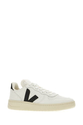 White leather V-10 sneakers -  | Wise