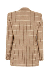 Embroidered wool blazer -  | Wise